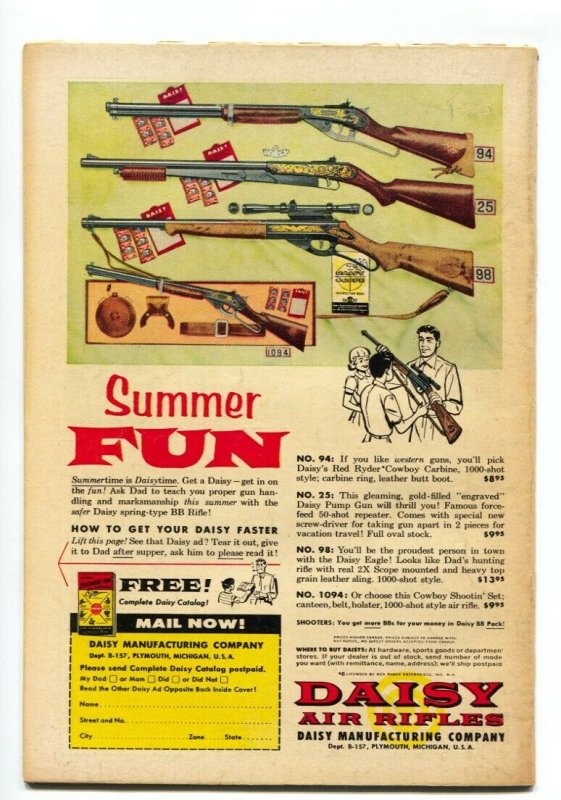 BLACKHAWK COMICS #115 1957-bizarre-DISMEMBERED HAND-DC COMICS VG 