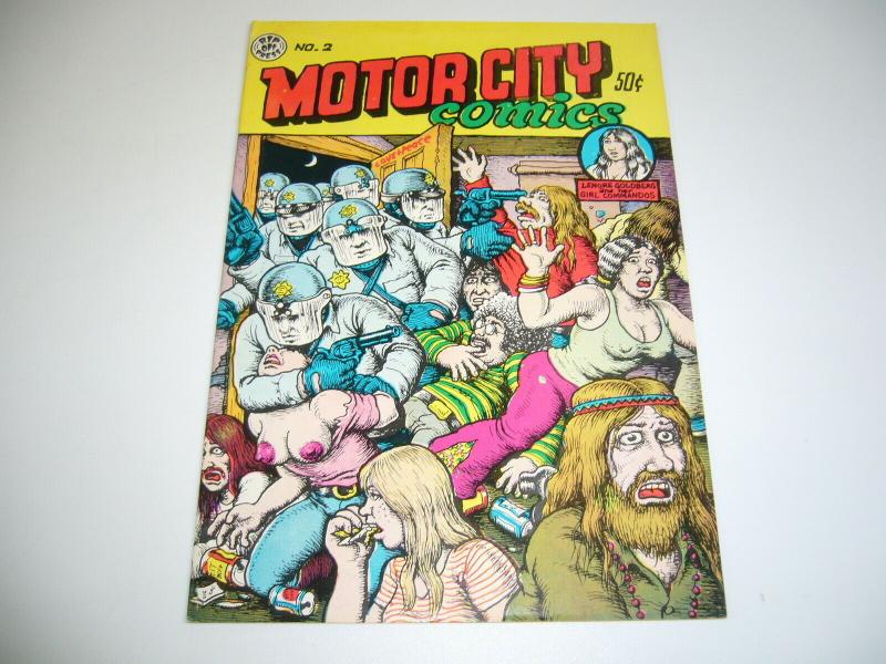 Motor City Comics #2 FN (3rd) print - robert crumb - rip off press underground