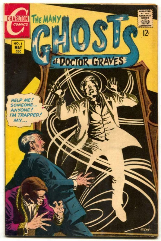 Many Ghosts of Doctor Graves #6 1967-Charlton Comics FN