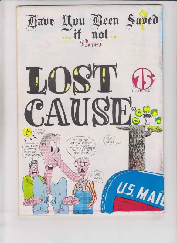 Lost Cause Comix #1 FN+ (1st) print - tim lowe - arnold willis  underground 1976 