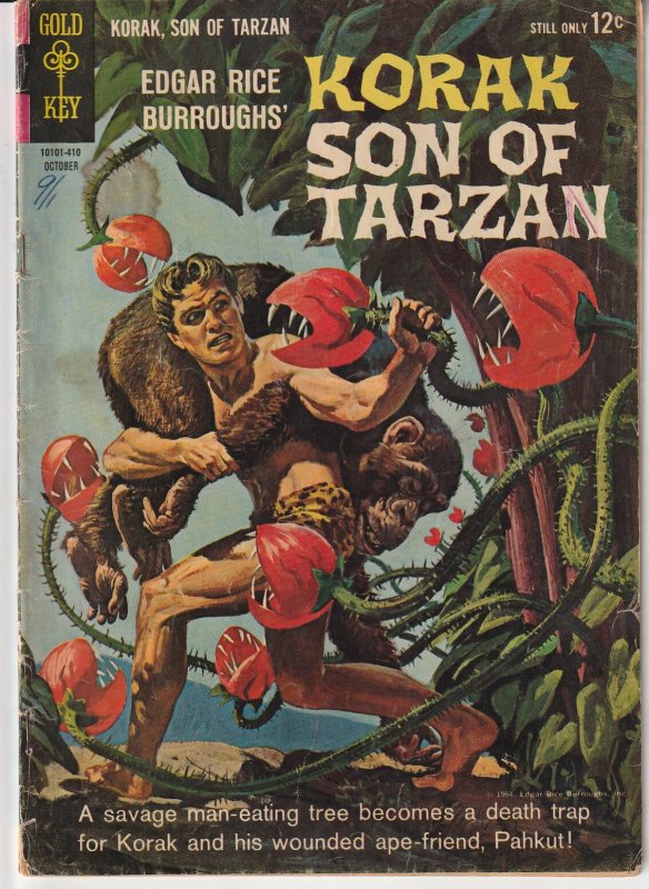 Korak Son of Tarzan(Gold Key) # 5   Man Eating Plants !