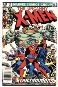 X-MEN #156 -- 1982 -- STARJAMMERS appearance -- MARVEL -- FN/VF