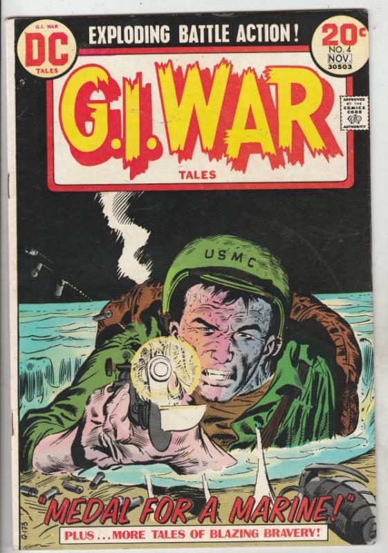 G.I. War Tales #4 (Nov-73) FN Mid-Grade 