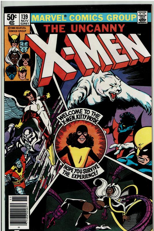 X-men #139 - 9.0 or Better - Kitty Pryde Joins