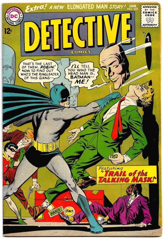 DETECTIVE COMICS #335 (Jan1965) 9.0 VF/NM Carmine Infantino! Sid Greene!