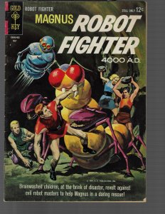 Magnus Robot Fighter #6 (Gold Key, 1965) F+