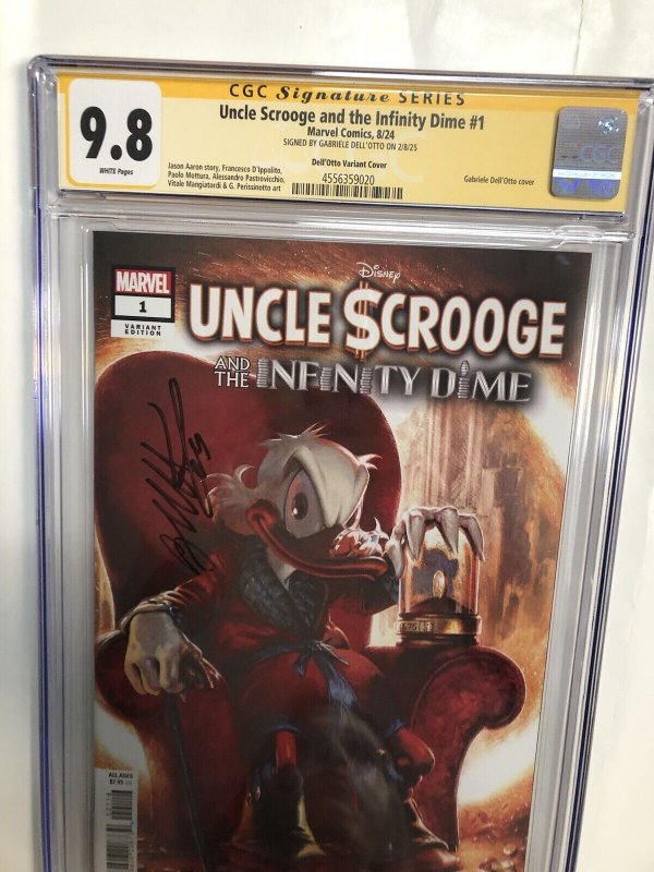 Uncle Scrooge And Infinity Dime  (2024) # 1 (CGC9.8) | Signed Gabriele Dell'otto