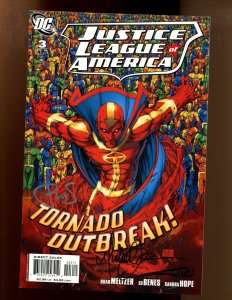 JUSTICE LEAGUE OF AMERICA #3 SIGNED BY M. TURNER & PETER STEIGERWALD (NM-) 2006