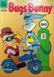 Bugs Bunny #69 Dell Comics 1959 Motorcycle Gas Station Pump Attendant 