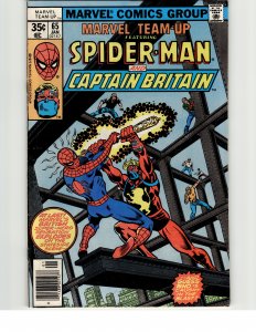 Marvel Team-Up #65 (1978) Captain Britain [Key Issue]