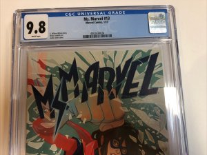 Ms. Marvel (2017) # 13 (CGC 9.8 WP) MCU Disney+
