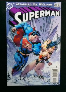 Superman #211, NM Jim Lee Wonder Woman, DC Comics, 2005