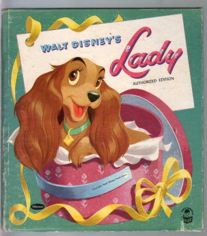 Lady ( And The Tramp) #2405 1954-Whitman-Cozy-Corner Book-VG