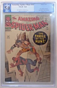 Amazing Spider-Man #34 (Marvel/ March 1966) PGX World 5.0 Vg/F