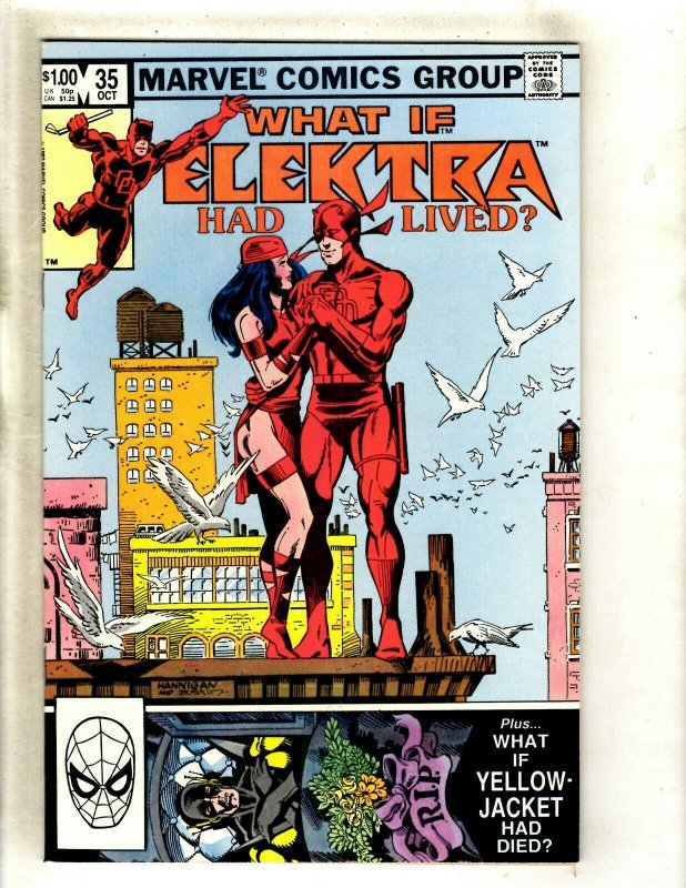 What If # 35 NM 1st Print Marvel Comic Book Elektra Daredevil Avengers HJ9