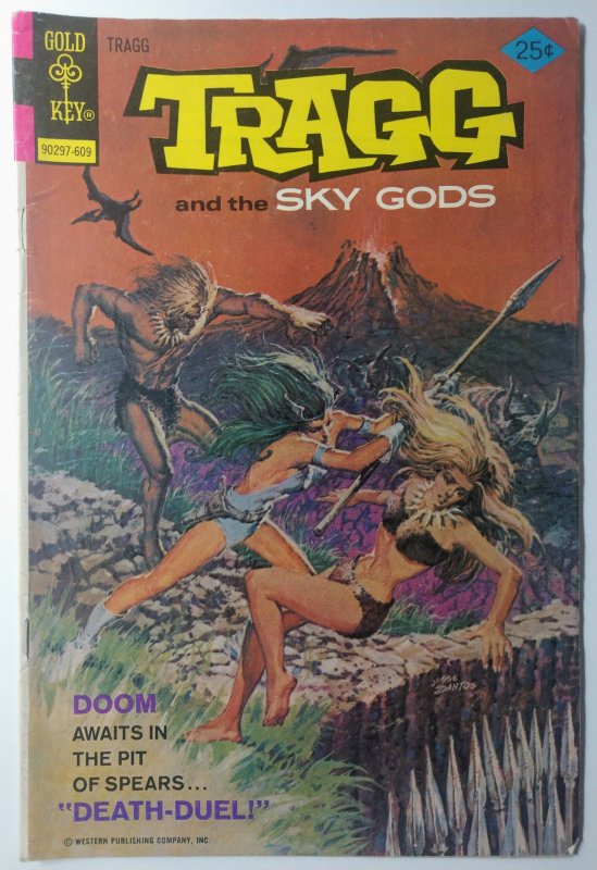 Tragg and the Sky Gods #6 (3.5, 1976) Top Staple Detached