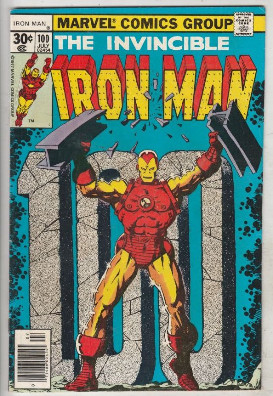 Iron Man #100 (Jul-77) VF+ High-Grade Iron Man