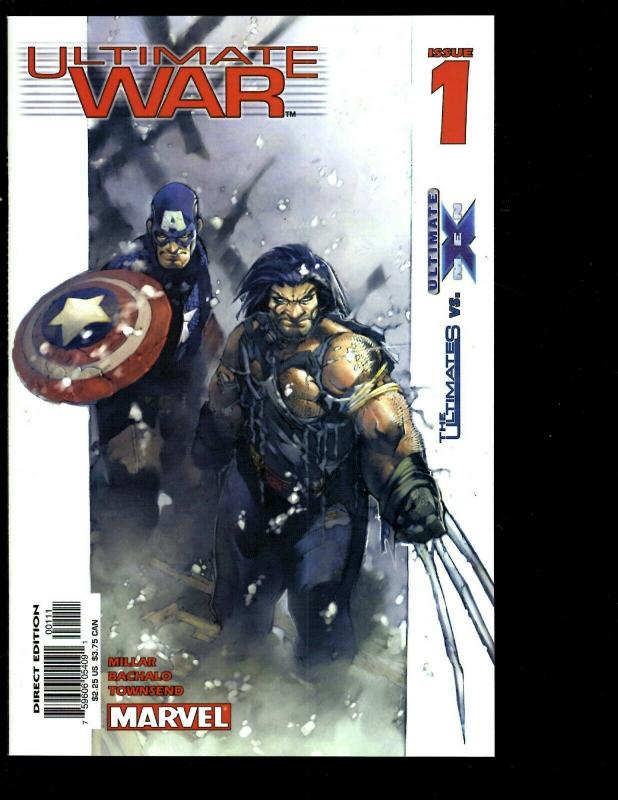 12 Ultimate Marvel Comics War 4 3 2 1 Captain America Annual 1 ++++++ SM11