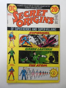 Secret Origins #2 (1973) VG Condition moisture stain