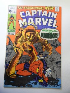Captain Marvel #18 (1969) FN Condition