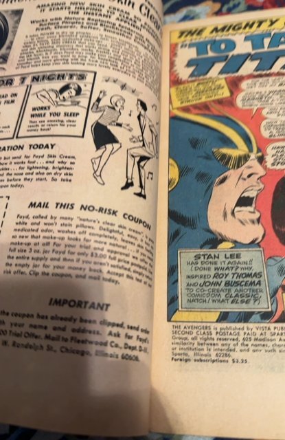 The Avengers #50 (1968)to tame a titan  Pluto