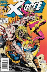 X-Force #37 (Newsstand) VG ; Marvel | low grade comic Fabian Nicieza