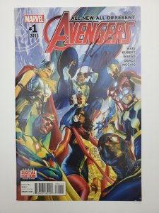 All-New, All-Different Avengers #1  (2016) Signed by Mark Waid, with COA