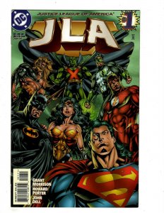 12 JLA DC Comics # 1 2 3 4 5 6 7 8 9 10 11 12 Batman Superman Wonder Woman RB17 