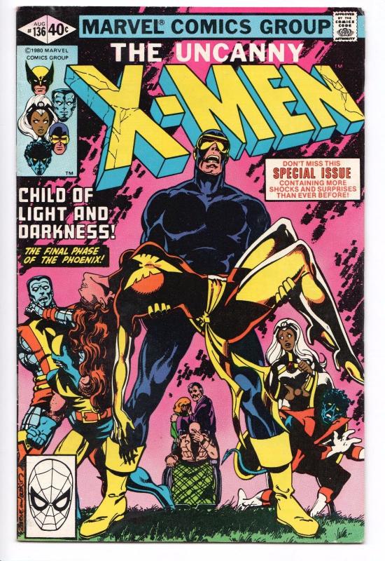 X-Men #136 - John Byrne Art / Dark Phoenix Saga (Marvel, 1980)  FN+
