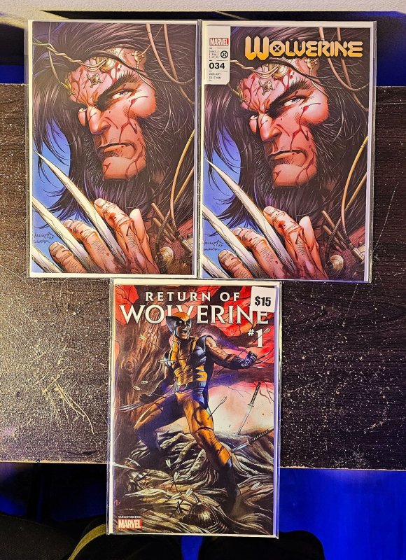 Wolverine #34 set and Return of Wolverine #1