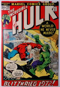 The Incredible Hulk #155 (7.0, 1972) 1st app of the Shaper of Worlds