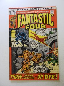 Fantastic Four #119 (1972) VF- condition stamp back cover