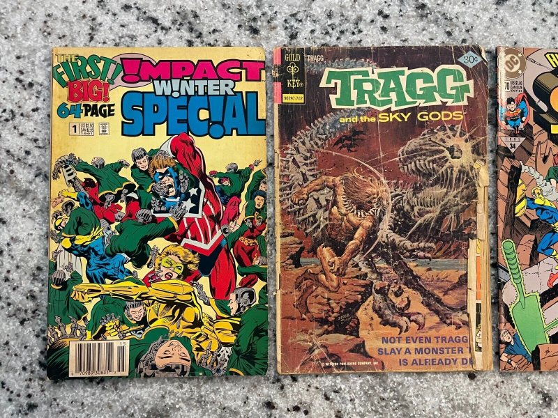 3 Comic Books Action Comics 670 + Tragg # 8 + Impact Winter Special 1 48 J869