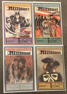 Havok & Wolverine Meltdown #1,2,3,4 Epic Comics Simonson 1988 Set