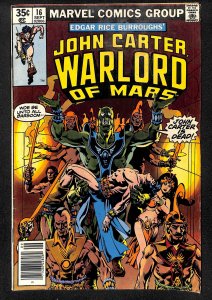 John Carter Warlord of Mars #16 (1978)