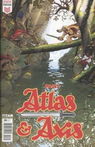 Atlas and Axis #3 VF ; Titan | Pau Statix Press