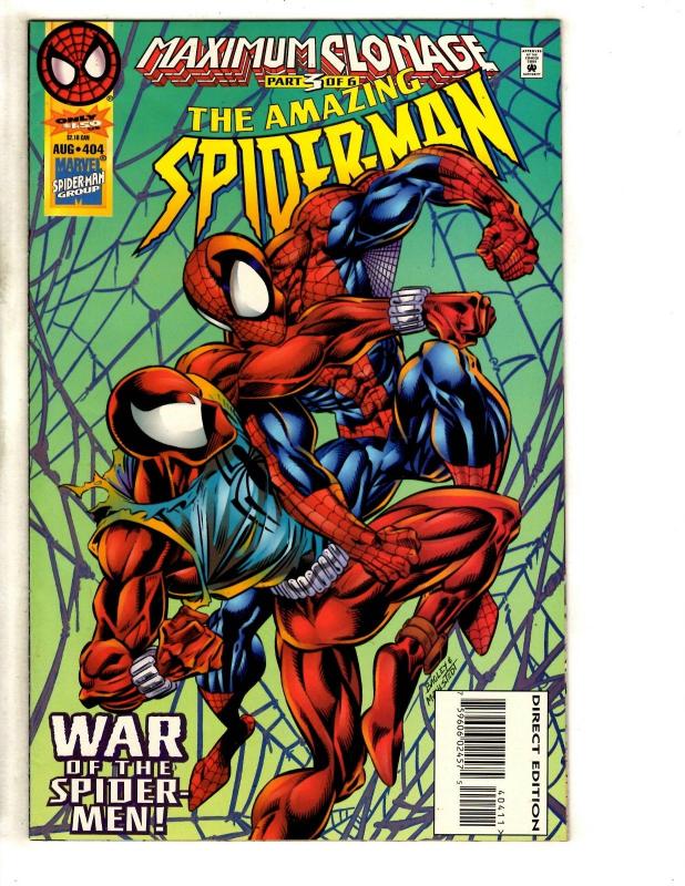 Lot Of 6 Amazing Spider-Man Marvel Comics # 397 398 399 401 402 404 Venom CR57 | Comic Books - Copper Age, Marvel, Spider-Man, Superhero / HipComic Lot Of 6 Amazing Spider-Man Marvel Comics # 397 398 399 401 402 404 Venom CR57 | Comic Books - Copper Age, Marvel, Spider-Man, Superhero / HipComic