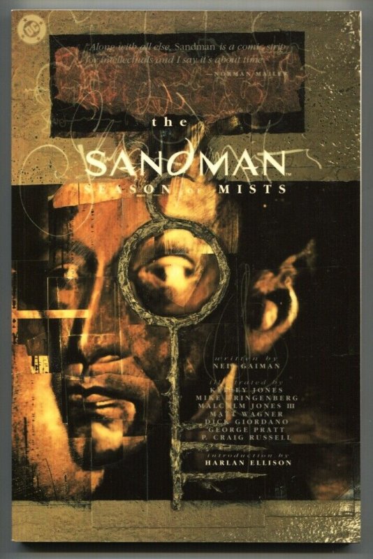 Sandman Season of Mists 1990 TPB Signed by NEIL GAIMAN