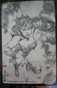 Justice League #4 Sketch Cover (2018)