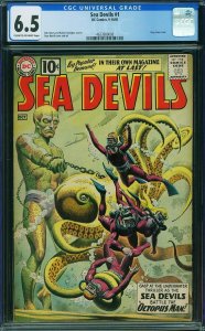 Sea Devils #1 (1961) CGC 6.5 FN+