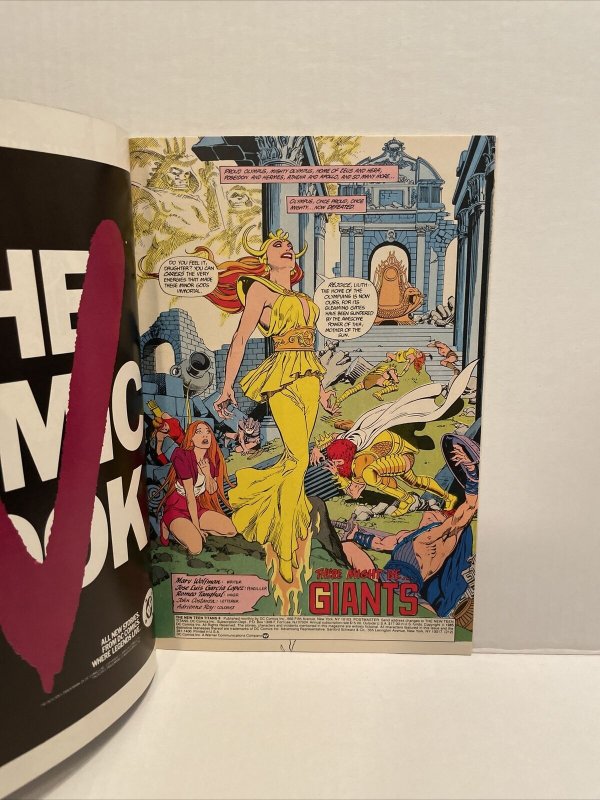 The New Teen Titans #8 1984 Series