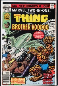 Marvel Two-in-One #41 (1978) Brother Voodoo