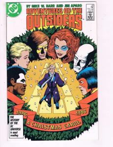Adventures Of The Outsiders #43 VF DC Comic Book Barr Aparo 1986 DE8