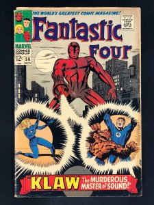 Fantastic Four #56 (1966) VG 2nd Appearance of Klaw