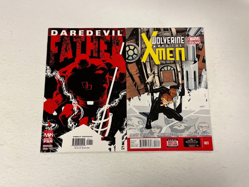 4 Marvel Comics Earth's Mightiest 1 Ultimates 5 Wolverine 3 DD Father 1 78 JW17