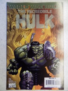 INCREDIBLE HULK # 108 MARVEL WORLD WAR HULK