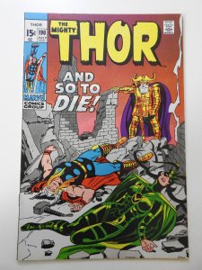 Thor #190 (1971) VG+ Condition cover detached top staple