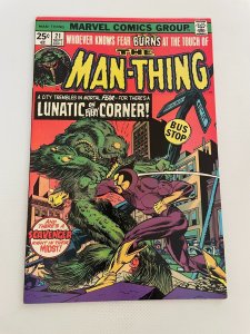 Man-Thing # 21 NM Marvel Comic Book Swamp Creature Horror Fear Monster 9 LI6