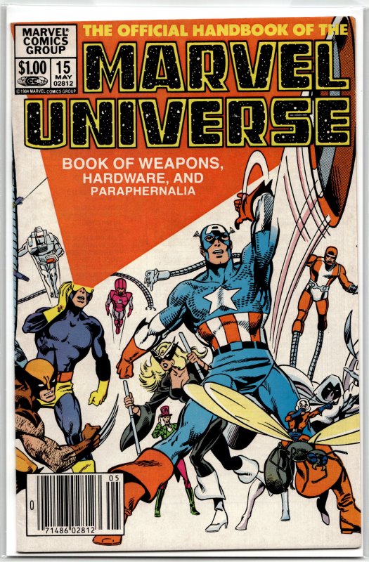 The Official Handbook of the Marvel Universe #15 (1984) Ant-Man