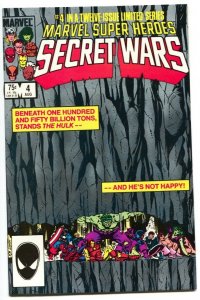 MARVEL SUPER HEROES SECRET WARS #4 Copper age comic book - NM- 